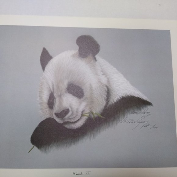 Panda II AP 10/100 by Harold Rigsby Signed - Picture 2 of 9